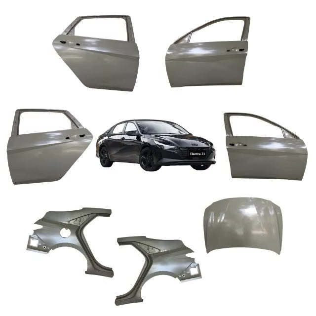 Car Door Bonnet Hood Trunk Lid Fender for Hyundai Elantra 2021- Front Left Front Right Rear Left Rear Right Tailgate 76003-AA000