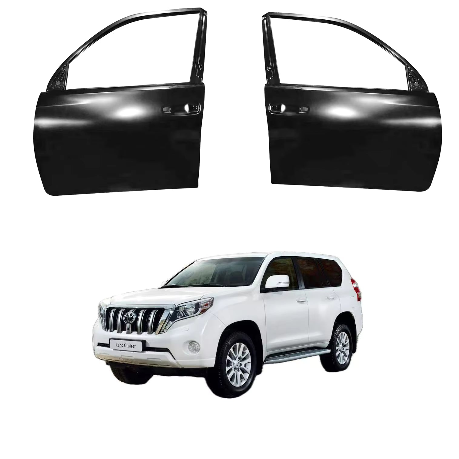 Auto Parts for Toyota Land Cruiser Prado FJ120 (2013 Model) New Steel Car Door Replacement Parts Front Rear Left Right Door